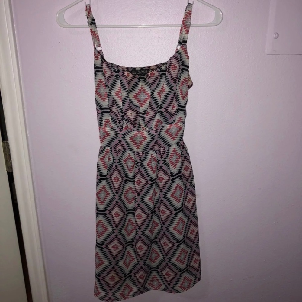 Aztec print dress